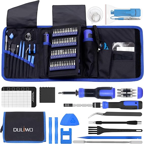 Precision Screwdriver Set, 191-in-1 Multi-Bit Screwdriver 1/4 Inch Nut Driver, 164 Bits Magnetic Computer Repair Tool, Electronics Tool Kit for iPhone, MacBook, Laptop, PC, Tablet, PS4, Xbox