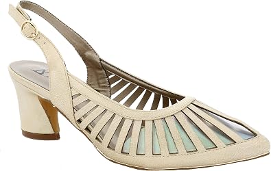 Bellini Women's Love Faux Leather Lucite Pump