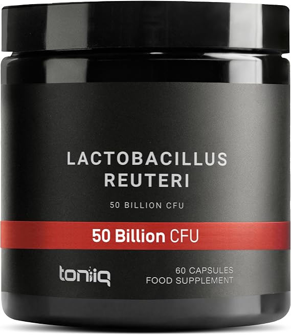 Toniiq 50 Billion CFU Lactobacillus Reuteri Probiotic 50mg per Serving