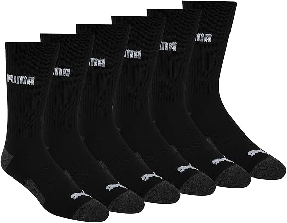 PUMA Men's Crew Socks (6-Pack)
