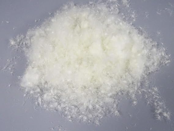 Bulk Goose Feather/Down Filling,Goose Feathers for DIY,The Material is 100% Natural White Goose Down Feathers,Make Your own Pillow,Comforter,Toy,Jacket,Sofa-Sample (90% Goose Down 110G)