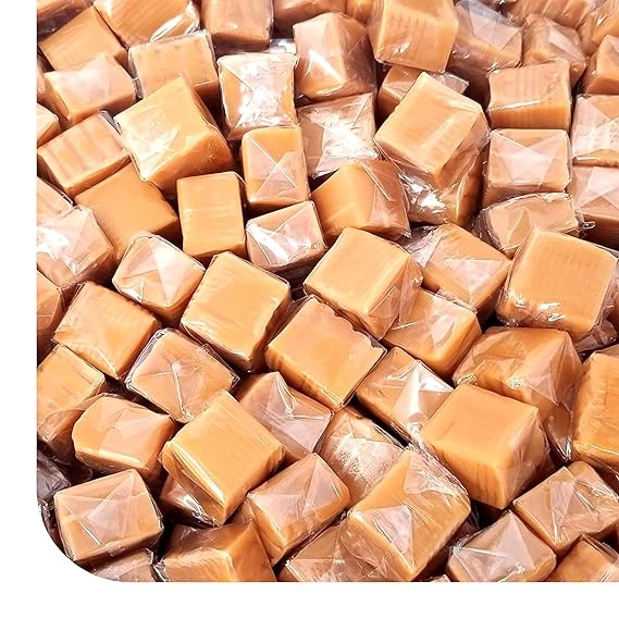 Caramel Candy - Caramels Individually Wrapped - Chewy Candy - 2 Lb Pack