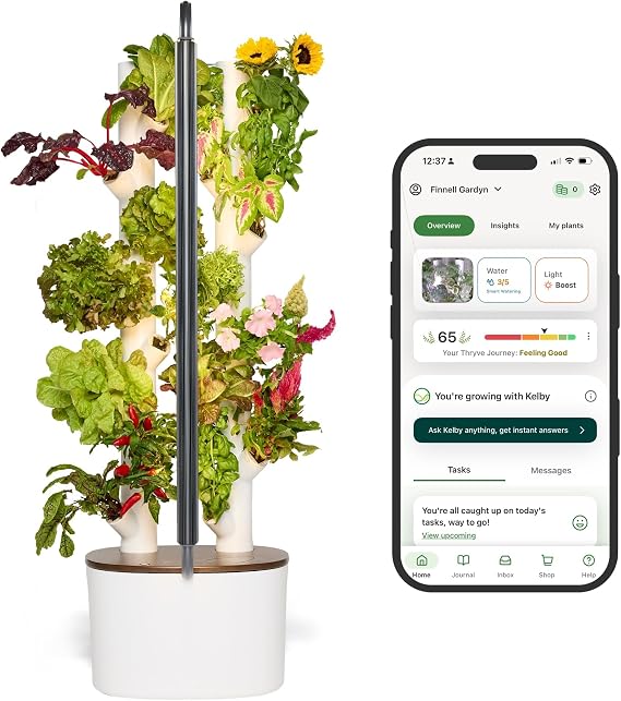 Gardyn Studio 1 Vertical Hydroponics Growing System Kit - 16 Plants