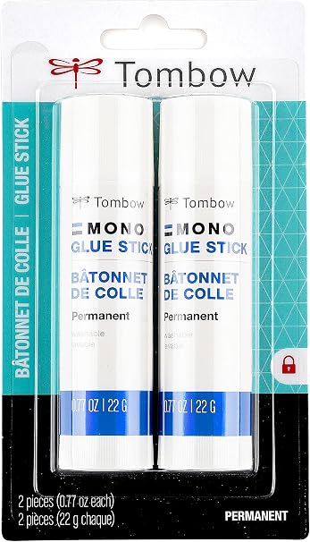 Tombow Mono Glue Stick, Medium, 2-Pack