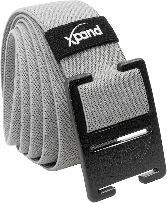 Xpand Explorer Belt No-Show Invisible Elastic Belt w/Slim Aluminum Buckle