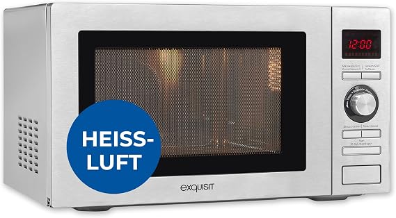 Exquisit Microwave with Grill & Hot Air - 25 Litres 3-in-1