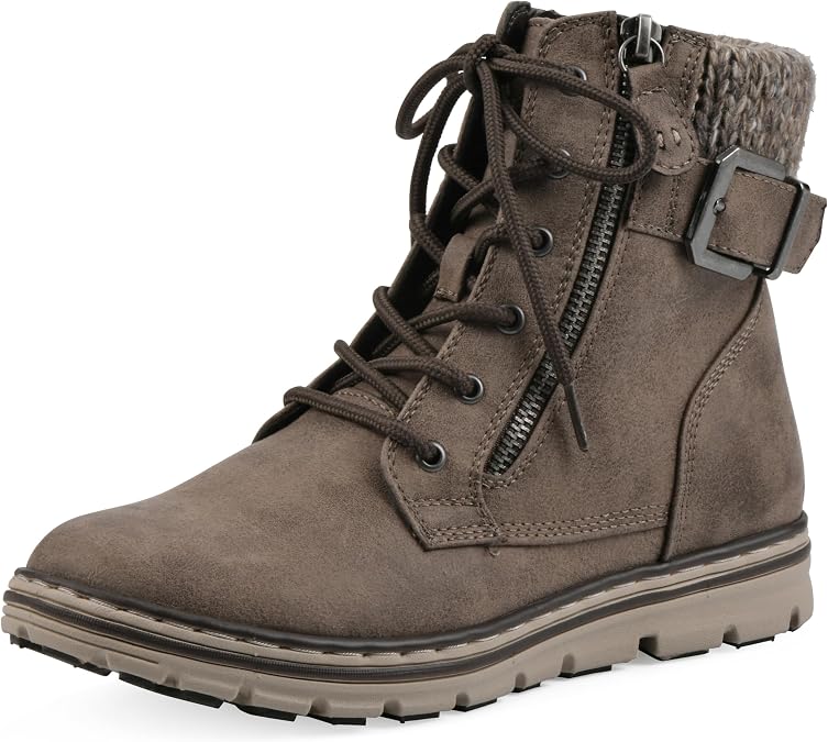 CLIFFS BY WHITE MOUNTAIN Shoes Kelsie Women's Lace-up Hiker Style Bootie