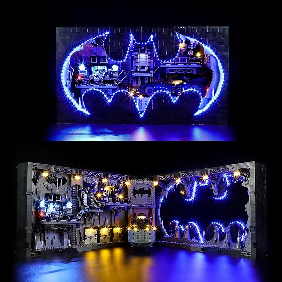 YEABRICKS LED Light for Lego-76252 DC Batcave-Shadow Box Building Blocks Model (Lego Set NOT Included)