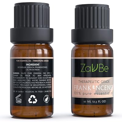 MABUA Frankincense Oil Boswellia serrata 100% Pure, Natural, Therapeutic Grade 10 mL 13 oz