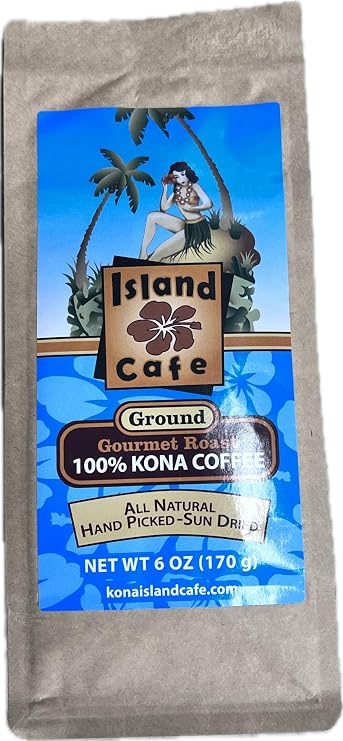 Hawaiian Coffee Roasters Kona Blend Medium Roast 10 Oz
