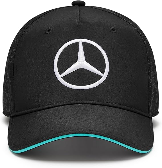 Mercedes AMG Petronas F1 2024 Team Baseball Hat- Black/White