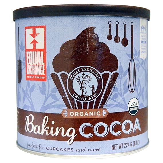 Equal Exchange, Organic & Fairly Traded Baking Cocoa, 8 oz (224 g) - 2pcs