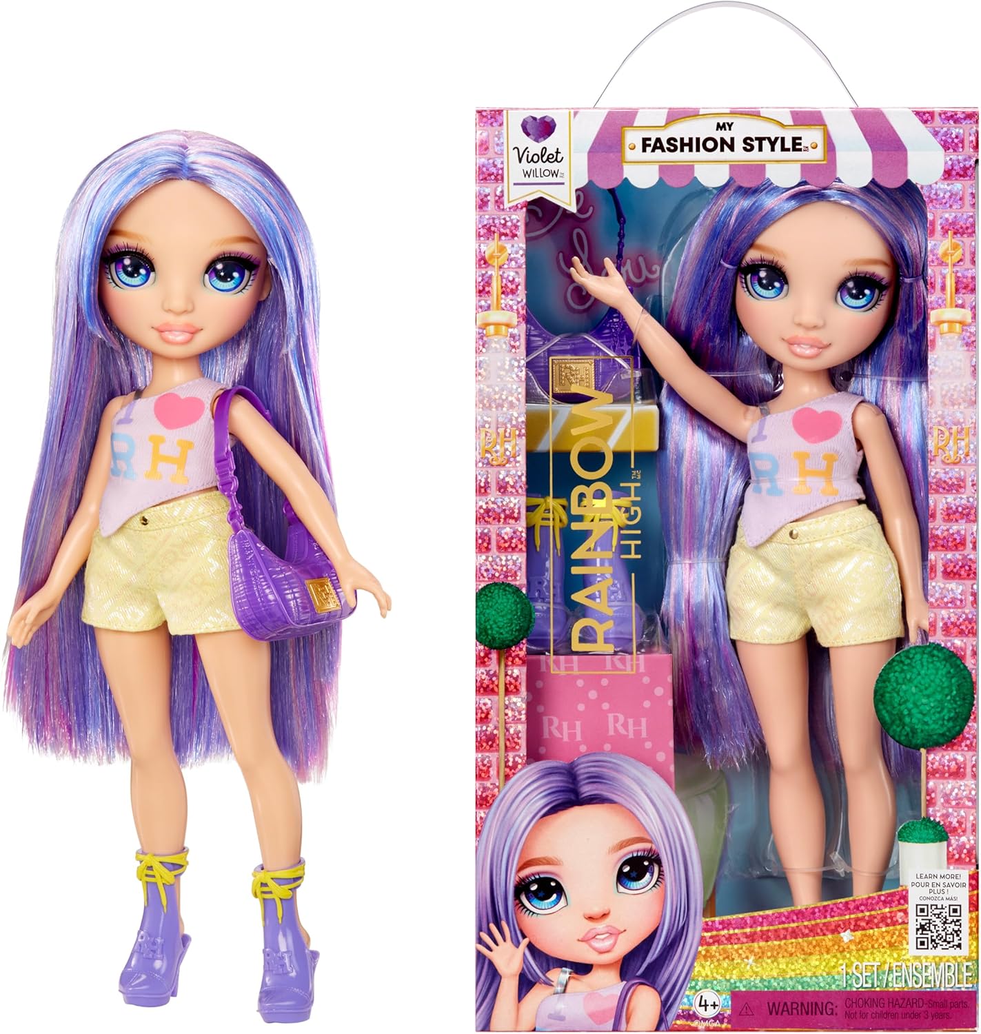 Rainbow High Violet - Benim Moda Stilim Serisi Bebeği