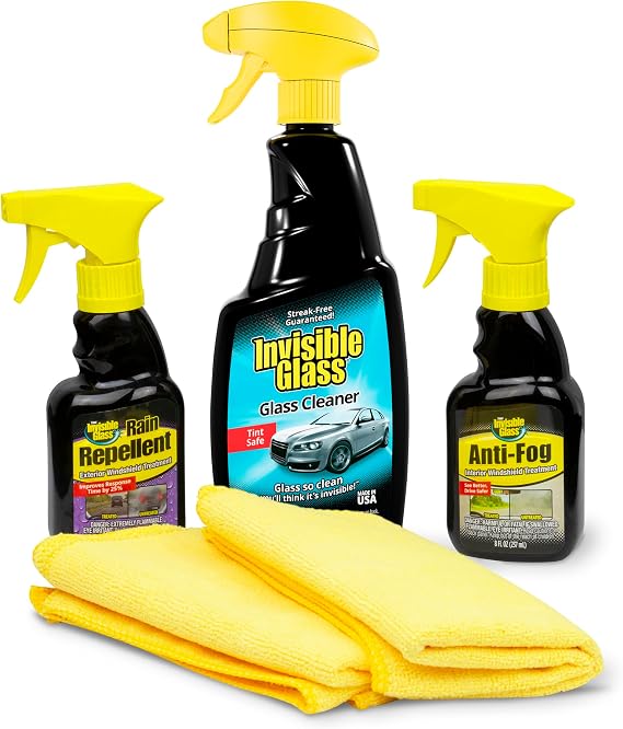 Invisible Glass 5-Piece Windshield Glass Treatment Kit, 99016