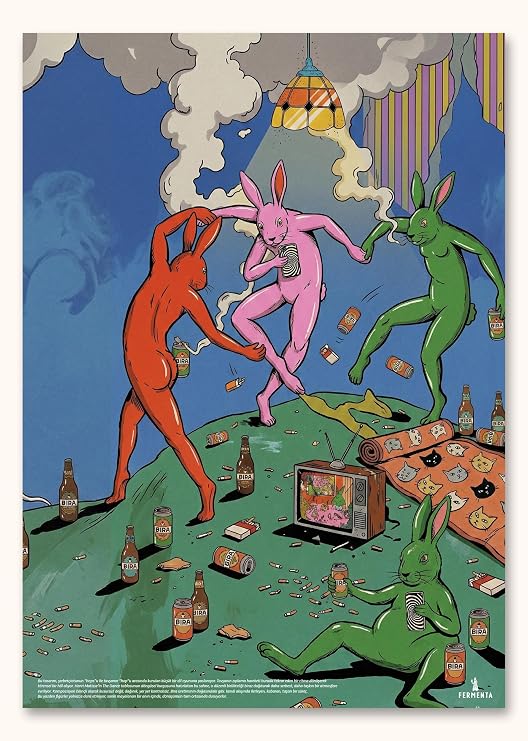 Fermenta Ale-Hop Dance, Poster (50x70cm)