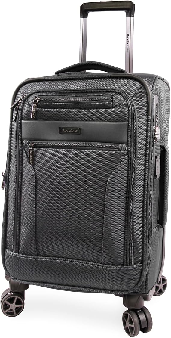 Brookstone Harbor 21" Softside Spinner Suitcase