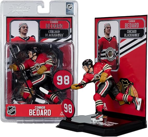 McFarlane Toys - Connor Bedard (Chicago Blackhawks) NHL 7in Posed Figure McFarlane's SportsPicks