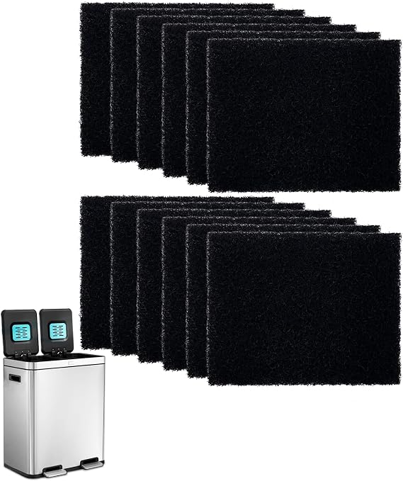 Odor Absorbing Filter Refills for Home Zone Living Kitchen Trash Can