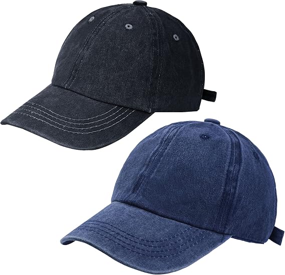 Eohak Kids Distresed-Washed Baseball Hat Infant Toddler Baby Boy Girl Hats Distresed for 4-8 Years