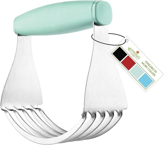 Spring Chef XL Pastry Blender, Durable Dough Blender For Baking - Mint