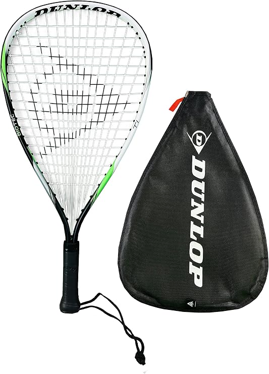 Dunlop Biotec Titanium Racketball Racket (Single, Bundle & Twin Set Options) (Racket & Cover)