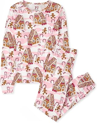 The Childrens Place unisex-baby And Kids, Sibling Matching, Holiday Pajama Sets, Cotton