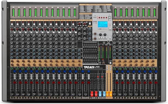 24-Channel Audio Mixer with USB, Dual DSP, 48V Phantom Power