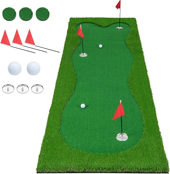 ULTIMATE 10FT Golf Putting Green, Golf Training Mat