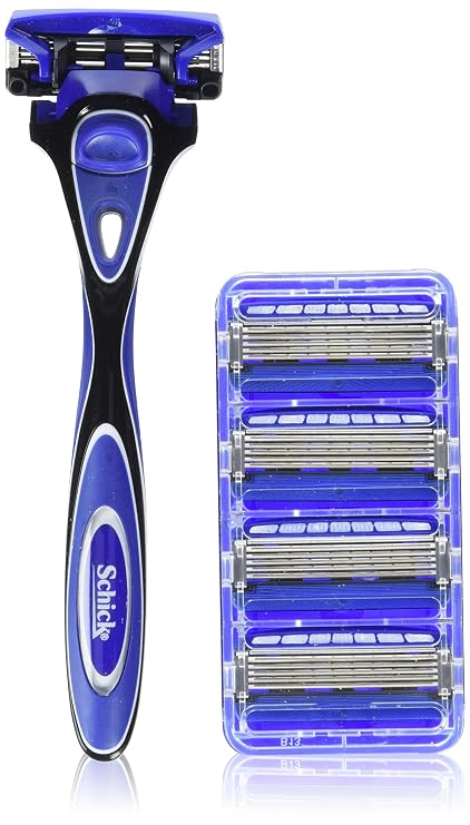 Schick Hydro 5 Shaving Starter Set - 1 Razor & 5 Refills for Men
