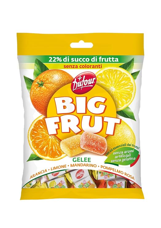 Dufour Big Frut Citrus Jellies (6.35oz Bag)