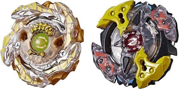 Beyblade Burst Turbo Slingshock Dual Pack Galaxy Zeutron Z4, Gold-X Betromoth B4