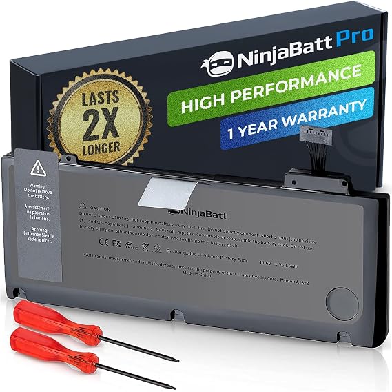 NinjaBatt Battery for Apple MacBook Pro 13" A1278 A1322 Mid 2012 2011