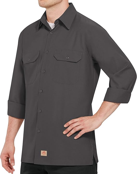 Red Kap Men's RK Solid Rip Stop Shirt