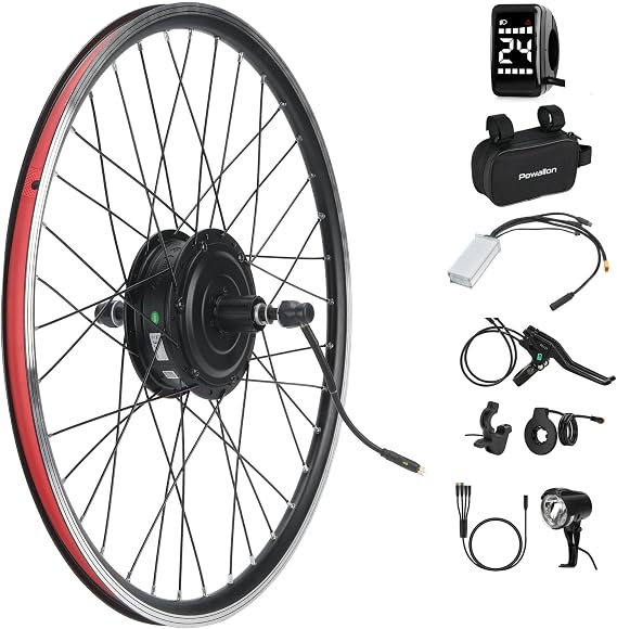 BAFANG 48V500W Electric Motor Kit, Rear/Front Drive Wheel Kit for 20" 24" 26" 27.5" 700C Bicycles, Compatible with Rim & Disc Brakes (100mm/135mm Hub Spacing)