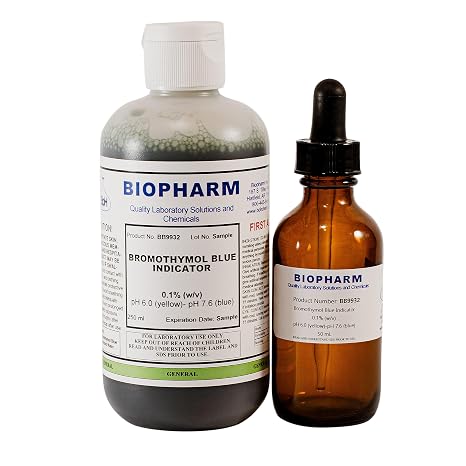 Biopharm Bromothymol Blue Indicator Solution 0.1% (w/v), 250 mL (8.4 fl oz)