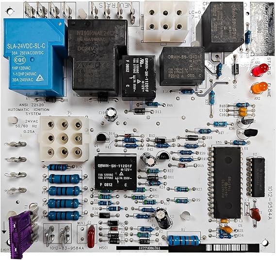 903429 Replacement Furnace Control Circuit Board Fit for Nordyne inter-therm and mill-er M1 Furnace, Replace# 624602 6246020 624602-0 624602A 624602B 624640 624640-A