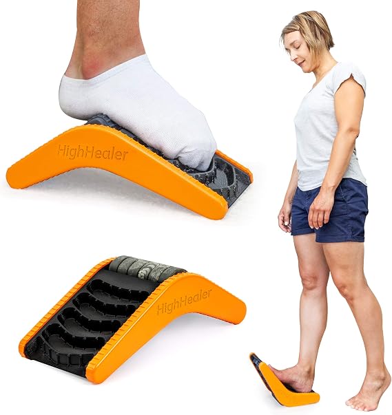 activelife - HighHealer, 5-in-1 Plantar Fasciitis Massager, Calf Stretcher, Foot Rocker and Foot Massager, Achilles Stretcher for Achilles Tendonitis Relief, Developed by Podiatrist