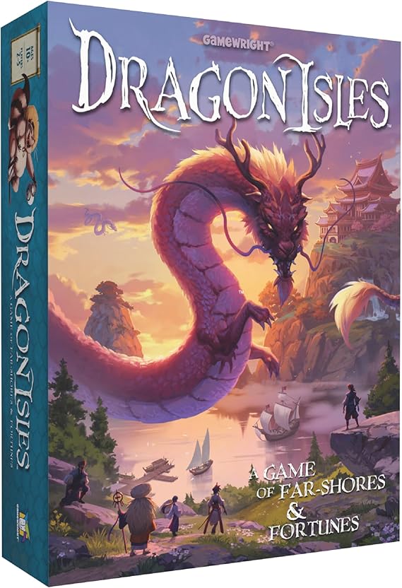 Gamewright | DragonIsles | Board Game | Ages 10+ | 2-5 Players | 20-30 Minutes Playing Time