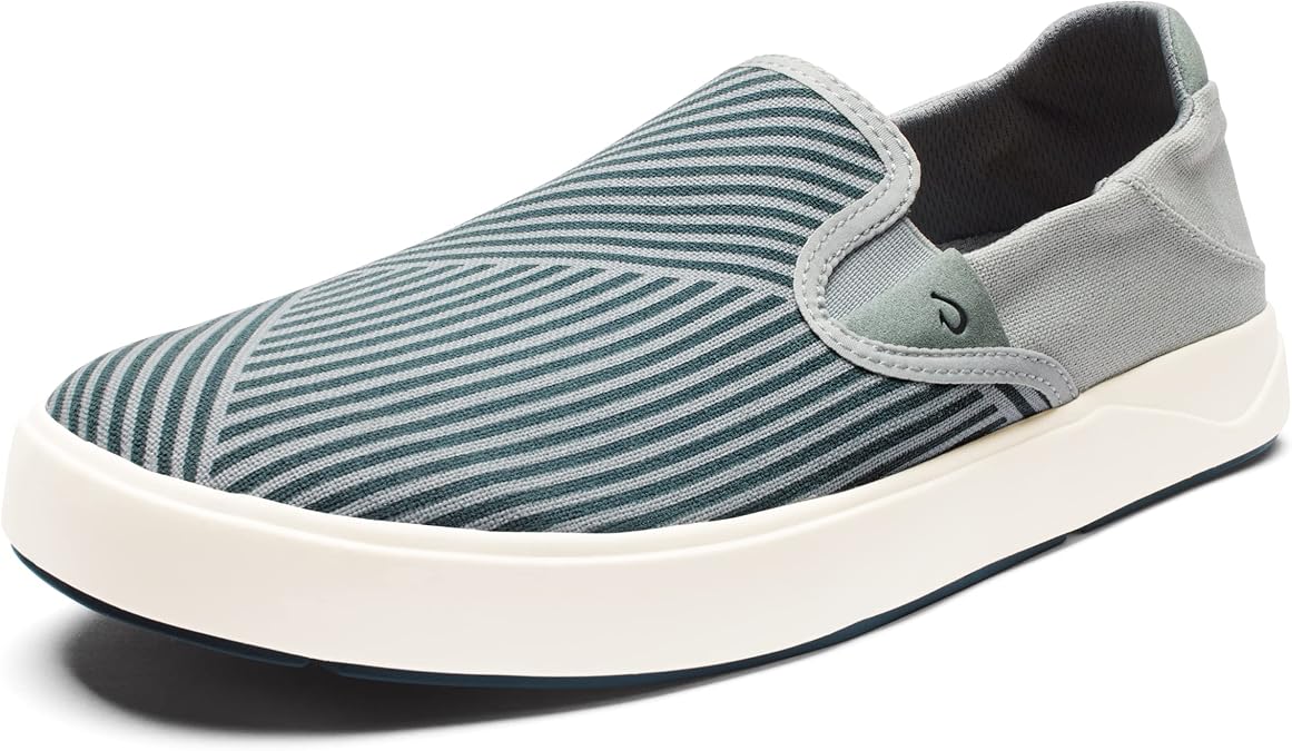 OluKai Lae'ahi Lole Men's Slip-On Sneakers, Lightweight & Breathable, Water Resistant & Wet Grip Soles