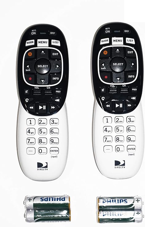 2 Pack - DIRECTV RC73 IR/RF Remote Control