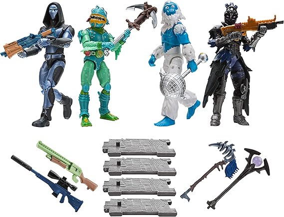 Jazwares Fortnite Squad Mode 4 Figure Pack, Series 2