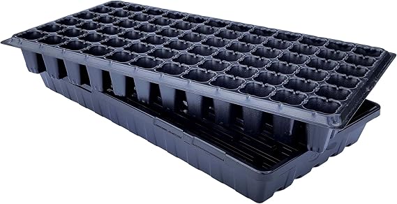 Bootstrap Farmer 72 Cell w/ 1020 Tray - 5 Pack Combo - Extra Strength Starting Trays for Planting Seedlings, Propagation, Germination Plugs