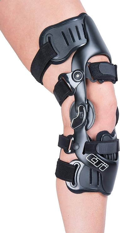 Ossur CTi OTS Knee Brace with PCL Strap Maximum Support for ACL, MCL, LCL, PCL, Rotary and Combined Instabilities Injuries (Pro Sport, X-Large, Left)