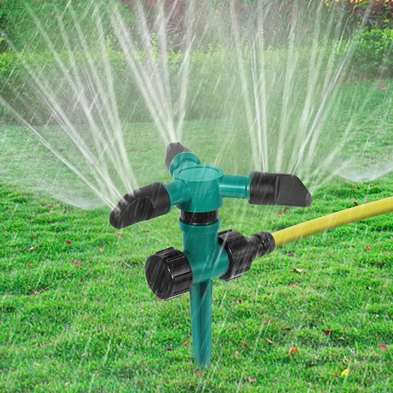 Sprinklers Yard - Lawn Sprinkler for Garden Rotating 360 Degree Covering Large Area - Adjustable, Garden Water Sprinklers System for Yard