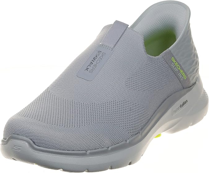 SKECHERS Men's Slip-ins: Go Walk 6 - Easy on Slip-on Walking Sneakers Boots
