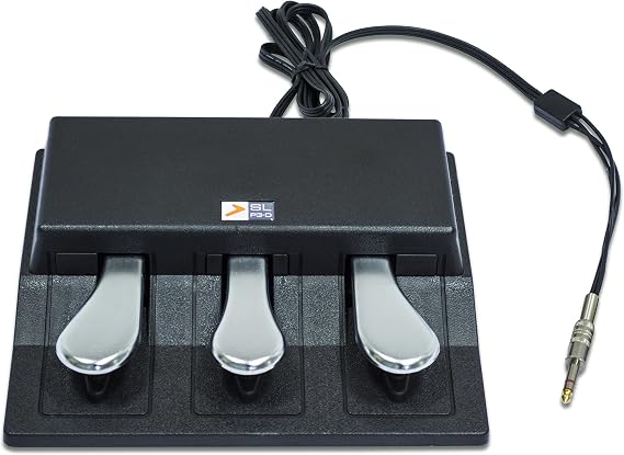 Studiologic SLP3-D Triple Pedal for Keyboards & Midi Controllers, Stereo Jack Connection