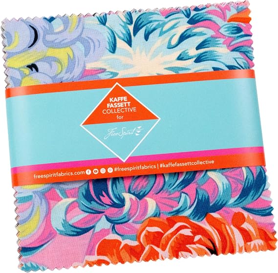 Kaffe Fassett Collective Classics Plus Polaris Charm Pack 42 5-inch Squares FreeSpirit Fabrics