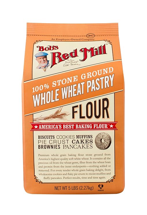 Bob's Red Mill Pastry Flour Whole Wheat - 5 lb