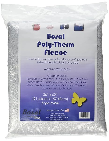 Poly-Therm Heat Reflective Fleece-Silver 62"X36" (103308)