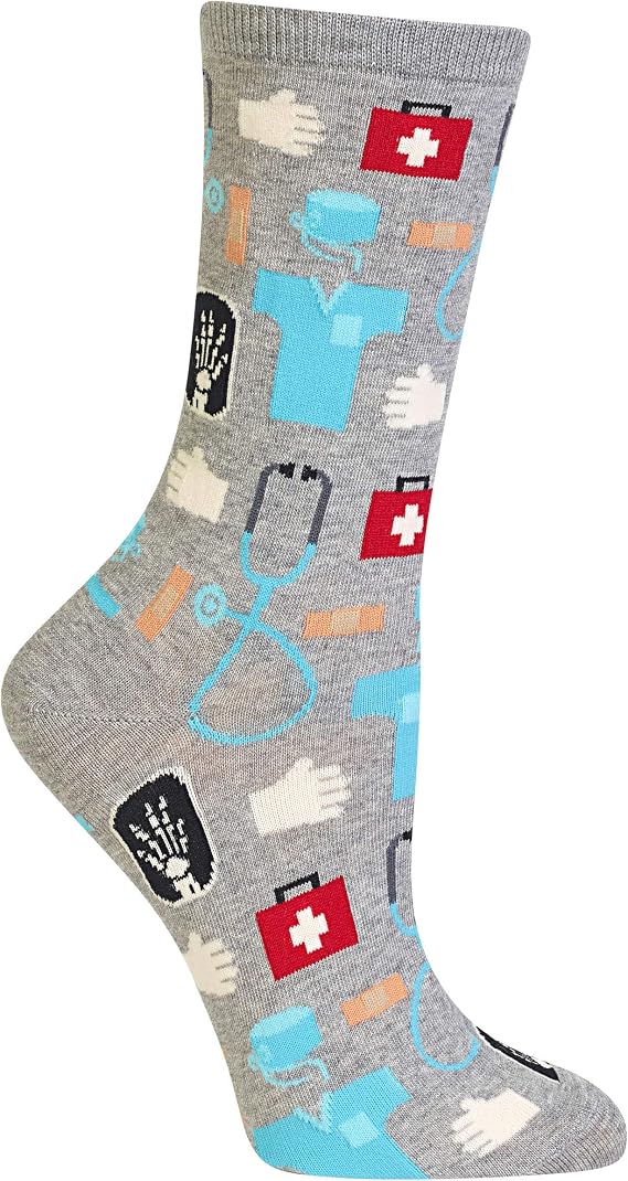 Hot Sox Women's Fun Occupation & Mom Crew Socks- 1 Pair Pack - Cute & Funny Mother's Day Novelty Gifts